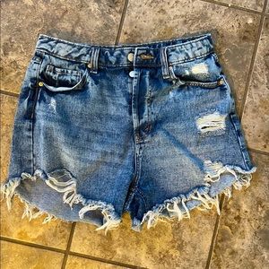 Wild fable high waisted jean shorts